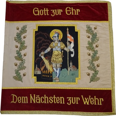 Vereinsfahne Vorderseite