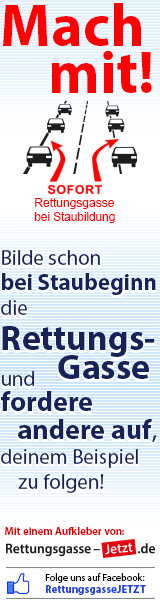 Rettungsgasse JETZT !