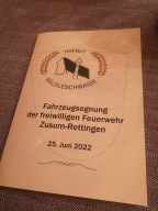 Fahrzeugweihe 2022